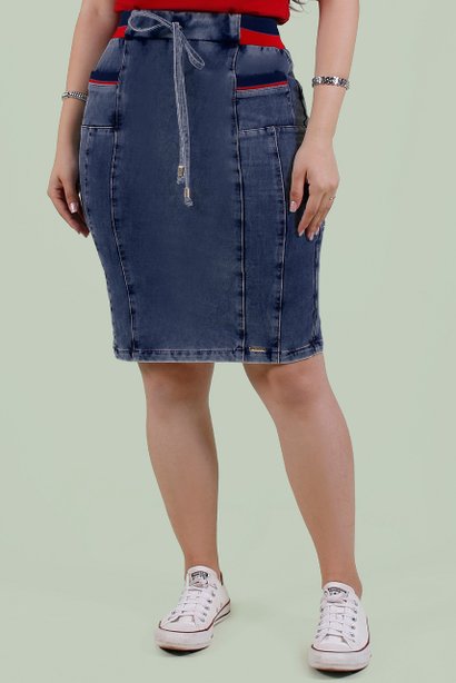 Saia Midi Saia Nitido Jeans Nítido Jeans Saias Nitido Via Evangelica Saia  Vermelha Yuri Nítido