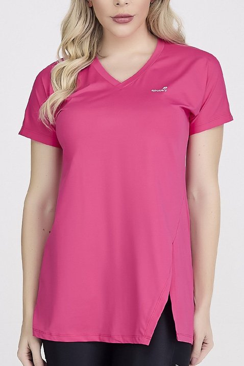 camisetao tapa bumbum em poliamida rosa epulari 4