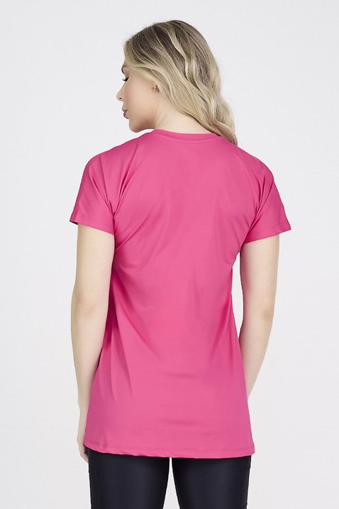 camisetao tapa bumbum em poliamida rosa epulari 10