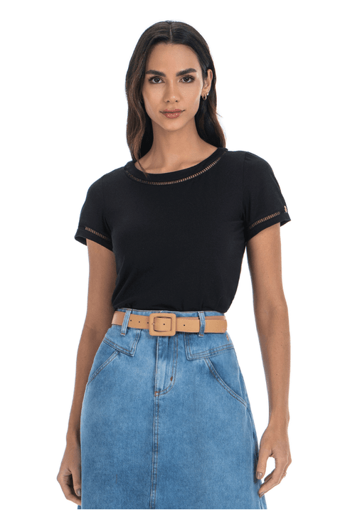 03 blusa feminina ajustada mangas curtas via tolentino