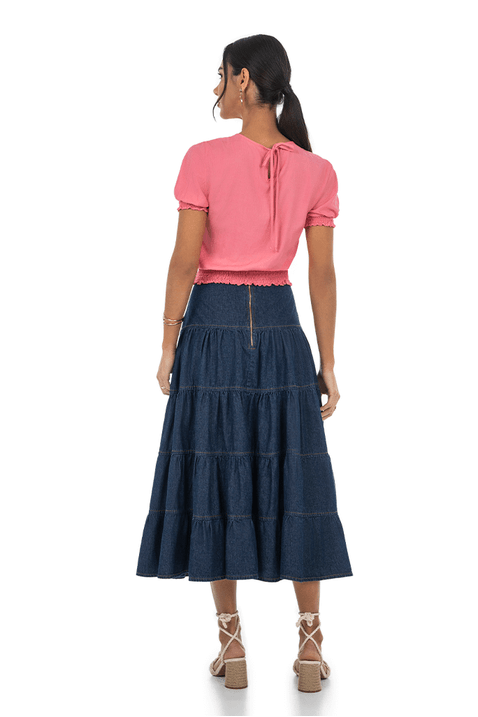 Via Tolentino Saia Sino Jeans Top Saia Da Via Tolentino New Arrivals