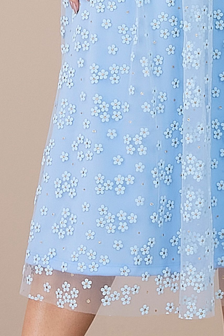 Saia Azul Tule Sara Tatá Martello