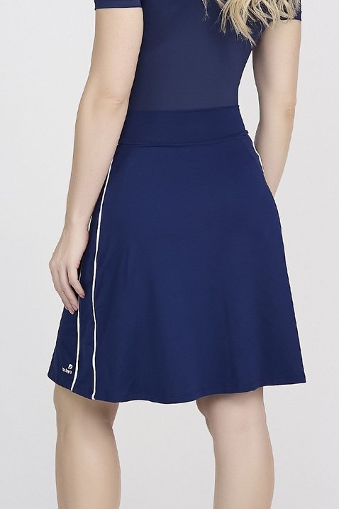 short saia azul marinho moda fitness modesta evangelica epulari 12
