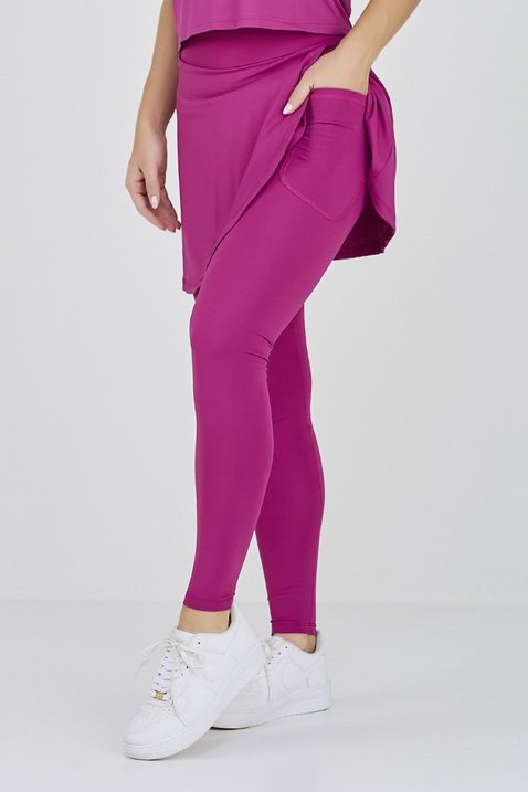 saia calca para academia comprida fucsia moda evangelica modesta epulari 3