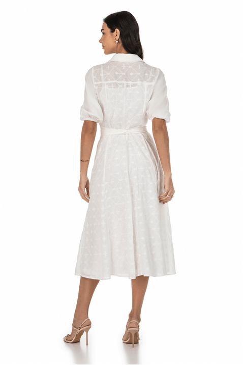 02 vestido chemise em sarja color branco via tolentino