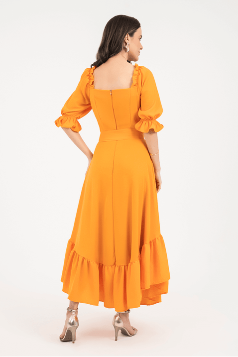 04 vestido chemise midi listrado com babados via tolentino