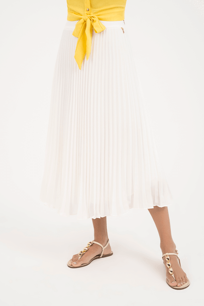 07 saia gode midi plissada off white via tolentino