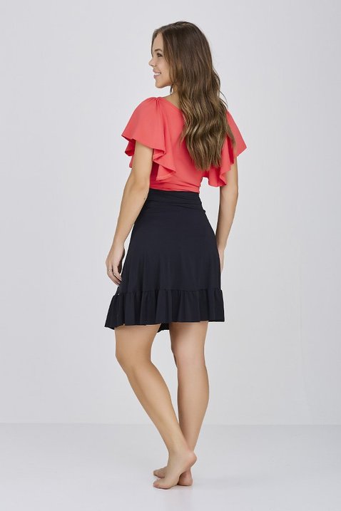 short saia preto moda praia modesta para entrar na agua epulari 10