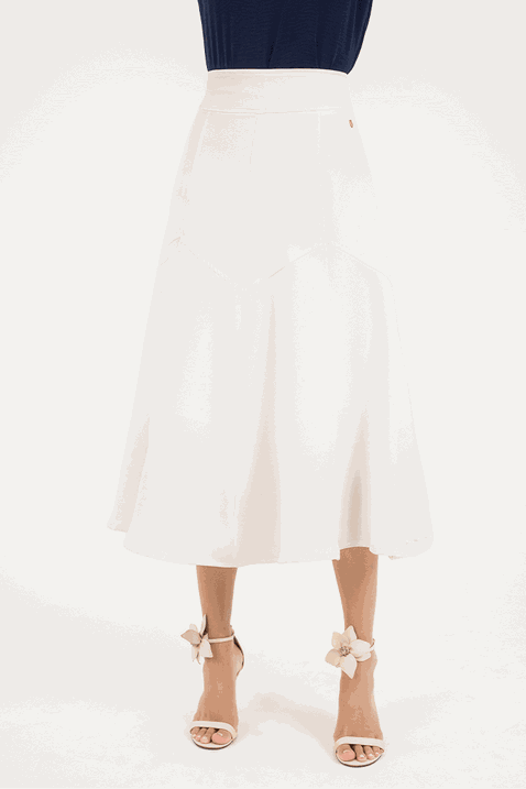 03 saia off white de alfaiataria com detalhe geometrico via tolentino