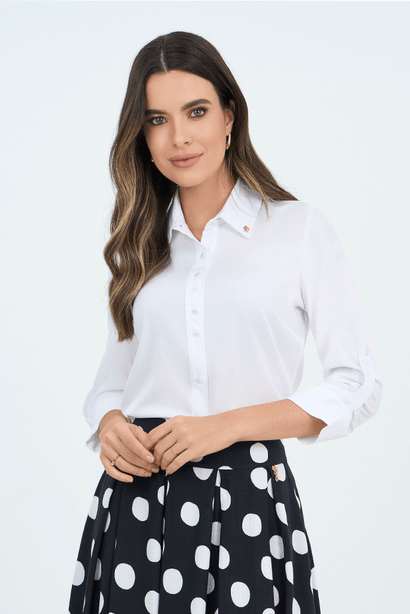 04 camisa mangas 3 4 com franzido branca