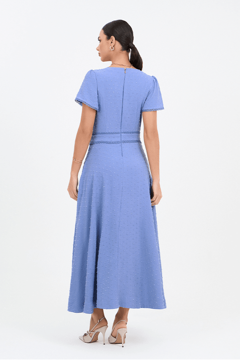 01 vestido azul plano poa midi com guippir
