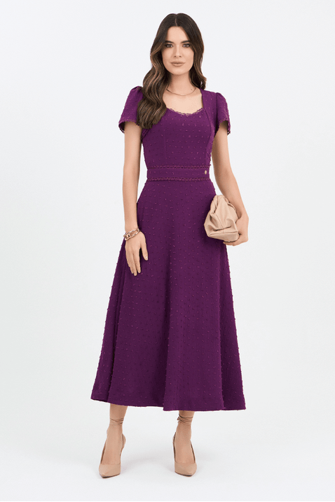 04 vestido roxo plano poa midi com guippir
