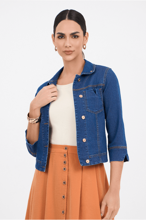 05 jaqueta jeans com recortes e mangas 3 4
