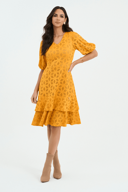 05 vestido laranja curto malha laise gode