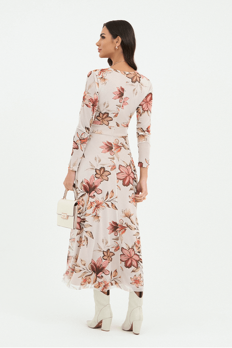 03 vestido preto estampado em tule longuete