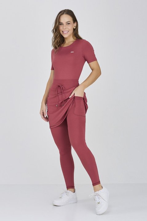 saia calca comprida na cor bordo queimado para mulheres de ate 1 80 de altura epulari 11