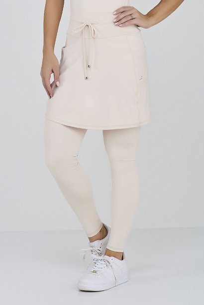 saia calca comprida poliamida na cor off white epulair 3