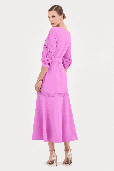 04 vestido fuscia midi evase com entremeio