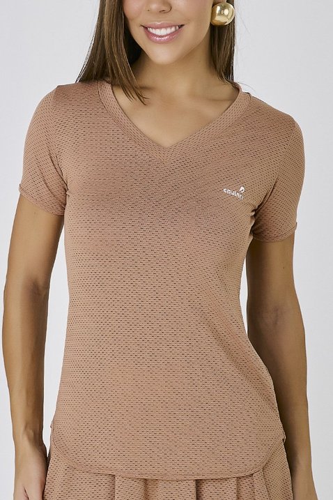 t shirt feminina manga curta de academia em poliamida com protecao solar epulari 3