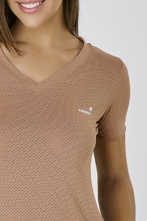 t shirt feminina manga curta de academia em poliamida com protecao solar epulari 4