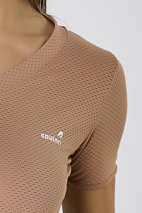 t shirt feminina manga curta de academia em poliamida com protecao solar epulari 5