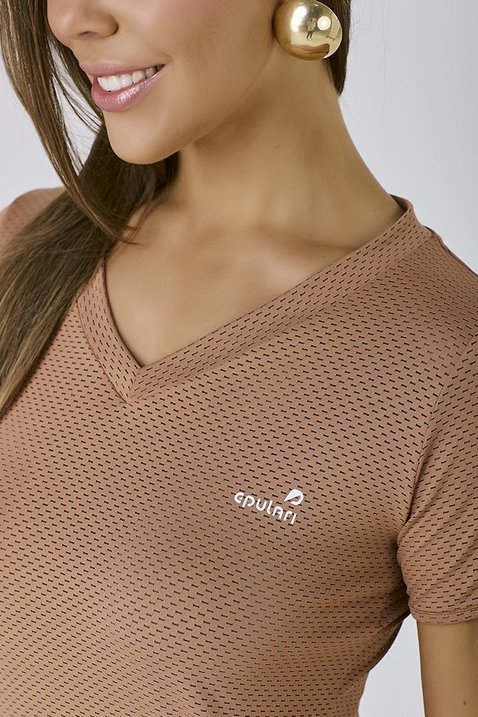 t shirt feminina manga curta de academia em poliamida com protecao solar epulari 7