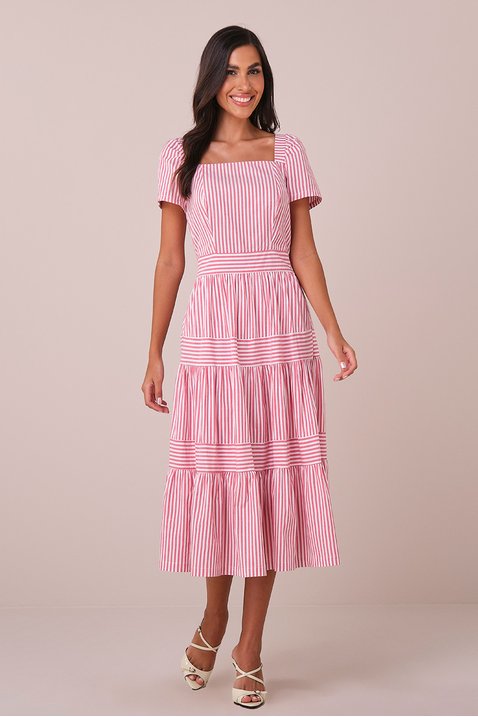 vestido vermelho midi no tricoline listrado natalia tata martello 7