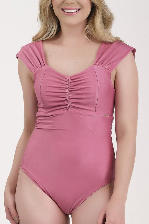 maio feminino rosa liris em poliamida com forro do mesmo tecido e bojo removivel epulari 4