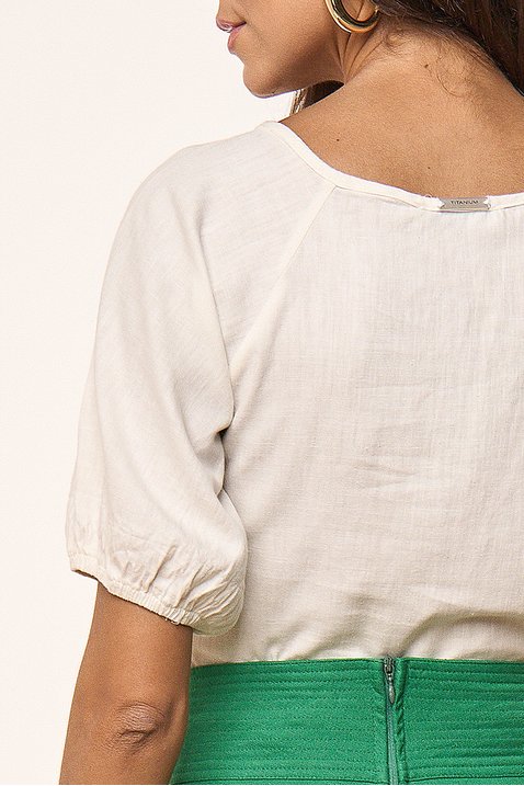 blusa off white decote redondo 8