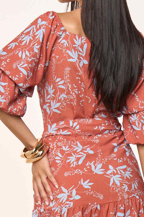 vestido crepe estampa exclusiva com faixa titanium jeans 5 easy resize com