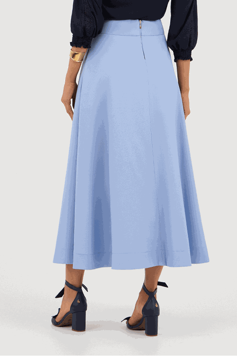 saia azul em twill gode com pregas via tolentino 4