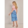 saia azul evase jeans laura rosa jeans 2