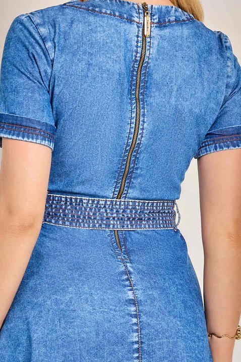 vestido gode jeans laura rosa azul jeans 6 easy resize com