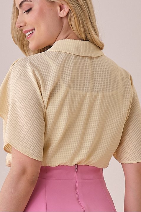 blusa amarelo transpassada 5