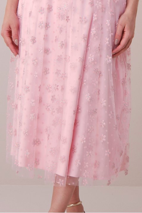 saia rosa midi tule 4