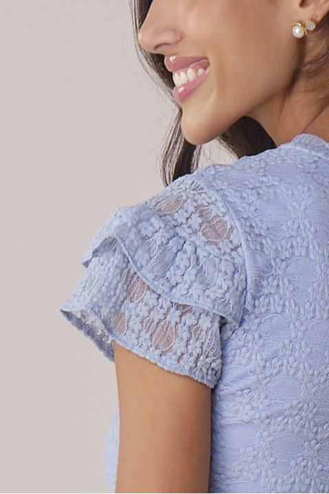 blusa azul claro renda bordada 8