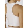 top de acedamia fitness feminino na cor off white alta compressao poiamida com bojo epulari 9