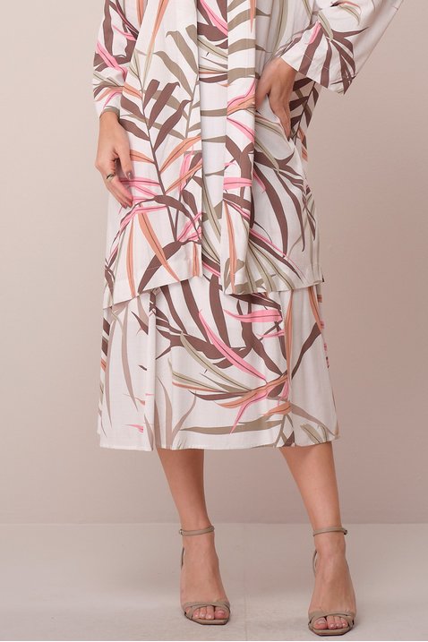 conjunto off white midi rayon vestido kimono isis tata martello 6