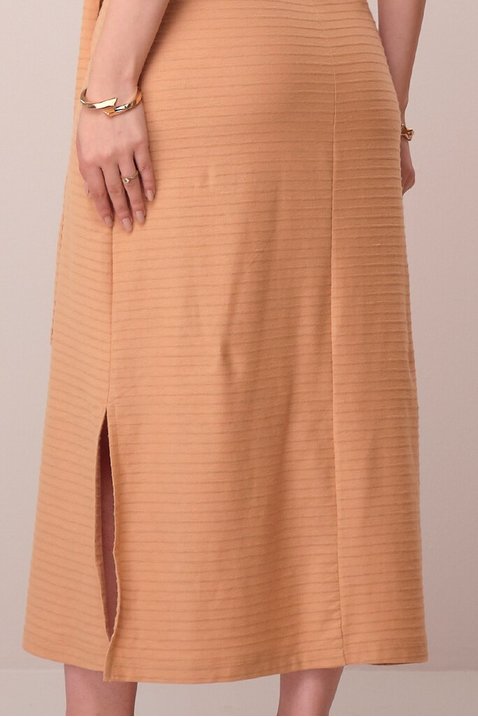 vestido bege maxi midi na malha texturizada larissa tata martello 6