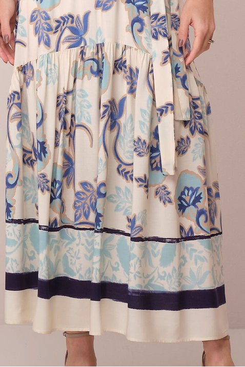 vestido azul maxi midi na viscose estampado gleici tata martello 6