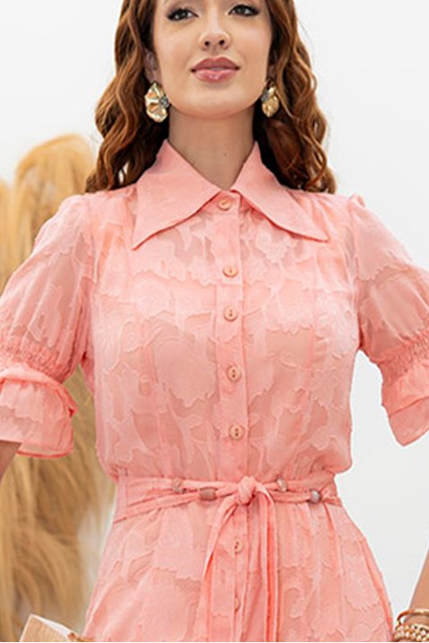 chemisie coral longo com faixa 2