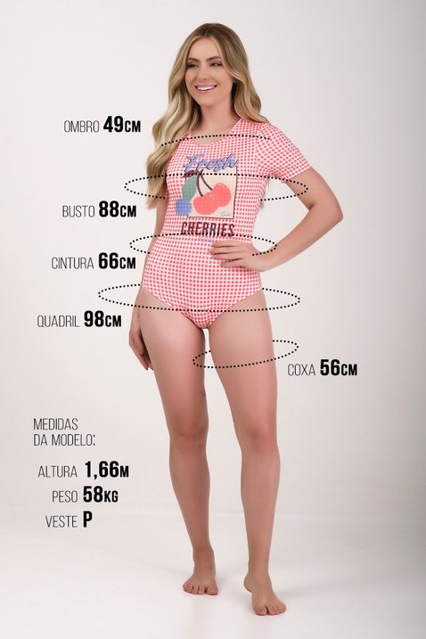 body feminino de moda praia com estampa vichy e bojo removivel epulari 8