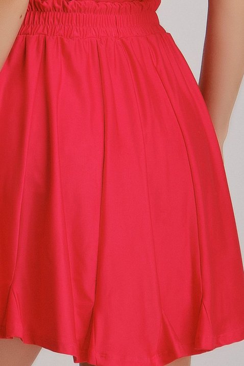 short saia vermelho moda praia modesta em poliamida epulari 13