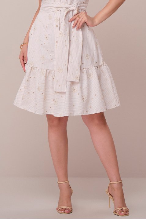 vestido bege curto no algodao bordado e listrado tamara tata martello 6