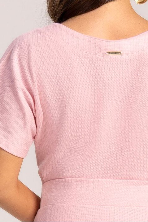 blusa de malha rosa laura rosa jeans 1