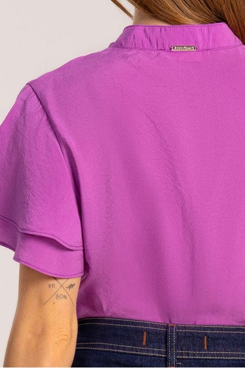 blusa de alfaiataria de viscose roxa laura rosa 6