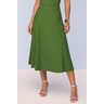 saia gode de alfaiataria com viscose verde titanium jeans 5