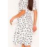 vestido classico em soft de poas branco e preto elica lekazis 1