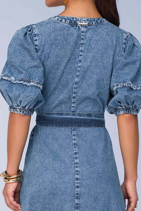 chemise gode jeans com recortes e desfiados e faixa titanium jeans 3