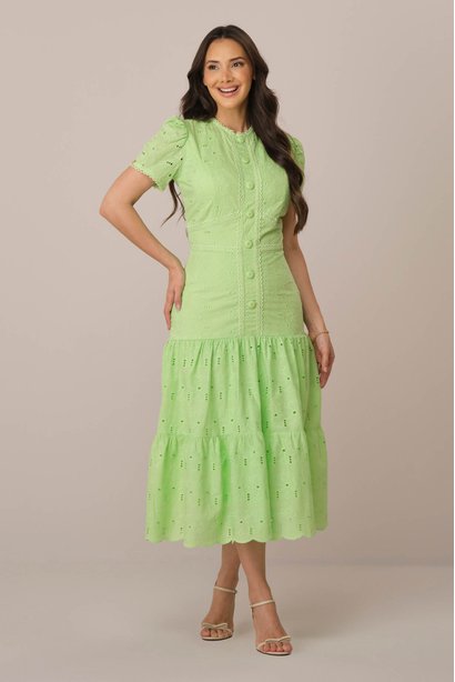 Vestido Midi no Algodão Penelope Tatá Martello